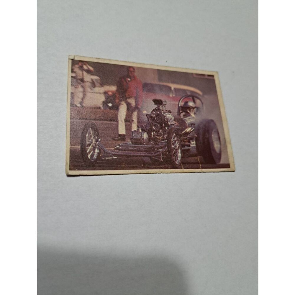 Vintage 1965 Hot Rod Magazine #26 Fiery Chevy Jess Van Deventer Trading Card